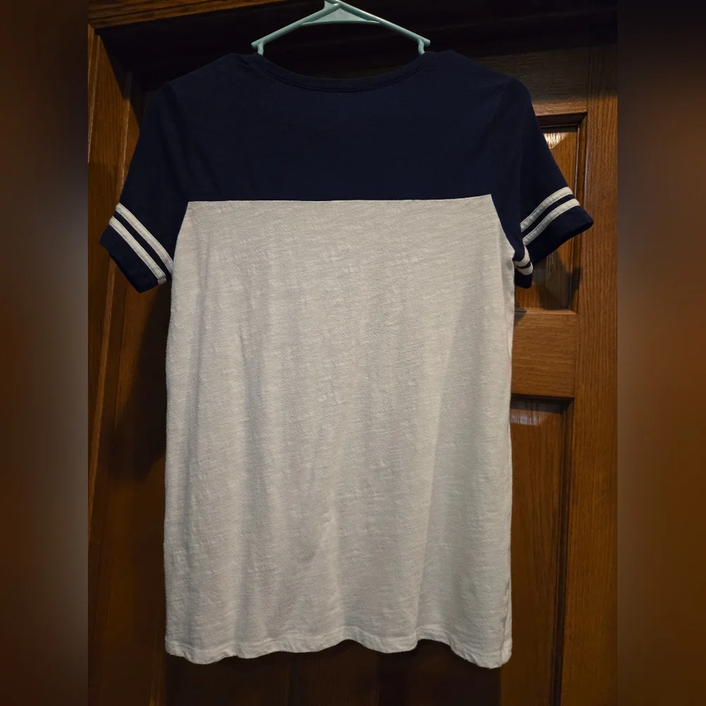 Justice Kids Navy and White Sequin Graphic Tee - Picture 10 of 10
